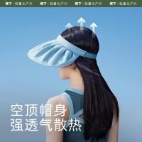 蕉下 纭际系列贝壳 女士户外防晒空顶帽 均码108g（单位：顶）青空蓝