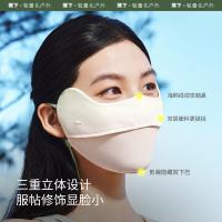 蕉下 AL33424 腮红护眼角防晒口罩 尺码F码 （单位：个） 元气蜜桃