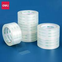 得力（deli） 30173 封箱胶带 45mm*60y 透明色 6卷/筒 (单位:筒)