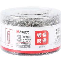 晨光（M&G） ABS91697 3#PVC筒装镀镍回形针 28mm  (单位：筒) 银色