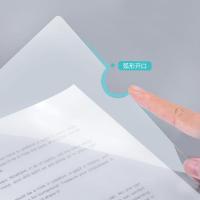 得力（deli） 抽杆夹 混色 5532 A4 15mm 5只/包 (单位:包) 混色
