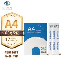腾立达 A4纸80G 复印纸打印纸 500P/包 5包/箱（单位：箱）白色