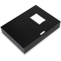 得力（deli） 5603 粘扣档案盒 A4/55 mm （单位：个) 黑色