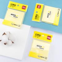 得力（deli） 便利贴 纯优系列 7156 100张/袋 (单位:袋) 多色随机