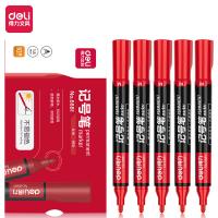 得力（deli）6881 记号笔 1.5MM（单位：支）红