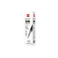 得力（deli） 6970 按动中性笔笔芯 0.5mm 20支/盒 (单位: 盒)黑色