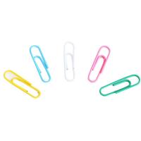 得力（deli） 0024 回形针 29mm  (单位：盒） 彩色