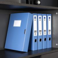 得力（deli） 5603 档案盒 A4/55MM（单位：只）蓝色 新老包装随机发货