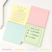 得力（deli） 记事贴 9082 76mm×76mm 12袋/盒 (单位:盒) 黄、粉、蓝、绿颜色随机发货
