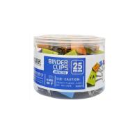 晨光（M&G） ABS92703 微笑表情长尾夹 4# 25mm  (单位：筒)