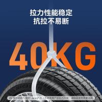 山泽（SAMZHE） ZD-01 自锁式尼龙扎带 透明理线带束线绑带 2.5*100mm  (单位：包 )透明