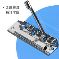 得力（deli）5302 文件夹A4/双强力夹 235ｘ315ｘ18mm （单位：只） 蓝