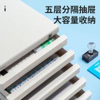 晨光（M&G） 5层带锁桌面文件柜 ADM95298 266*360*255mm (单位:个) 灰色