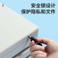 晨光（M&G） 5层带锁桌面文件柜 ADM95298 266*360*255mm (单位:个) 灰色