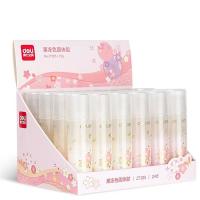 得力（deli） JT105 固体胶 15g 24支/盒 (单位: 盒)樱花系列