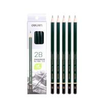 得力（deli） 铅笔 2B 7084 202mm*47mm 12支/盒 (单位:盒) 绿杆