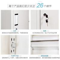 钱柜 通门文件柜铁皮柜 通门文件柜5层板 1800*850*390mm (单位:个) 白色