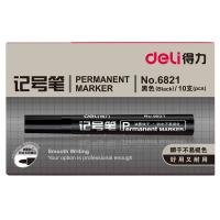 得力（deli） 6821 记号笔 1.8mm（单位：盒）黑色