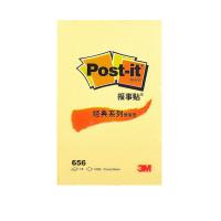 3M 656 纸质便利贴 76*51mm  (单位：本 )黄色