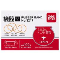 得力（deli） 3217 橡胶圈 100g/盒 （单位：盒） 黄