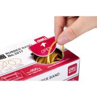 得力（deli） 3217 橡胶圈 100g/盒 （单位：盒） 黄
