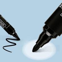 晨光（M&G） MG-2160 白板笔 2.0mm  (单位：盒) 黑色