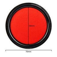 得力（deli） 9868 快干印台印泥 Φ70mm（单位：只）红色