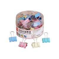 优必利 4054 长尾夹 25mm（单位：盒）彩色