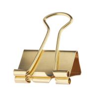 三木（SUNWOOD） MC99-5 名匠系列 5#长尾夹 19mm 40只/盒(单位：盒) 金色