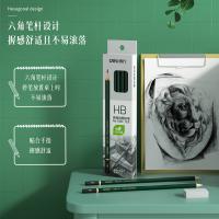得力（deli） 7083 HB铅笔 12支/盒（单位：盒）墨绿色