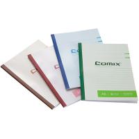 齐心（COMIX） 办公系列无线装订本  A5 C4507 148*210mm；100张/本 6本/组 (单位:组) 新老包装随机发货 颜色随机
