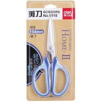 得力（deli） 6018 剪刀 154mm (单位: 把)颜色随机