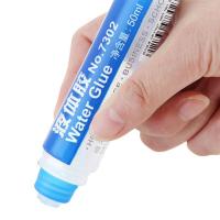 得力（deli）7302 液体胶 pval 50ml 长130mm*直径25mm (单位：支) 透明
