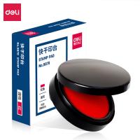 得力（deli） 9870 快干印台印泥 Φ95mm（单位：只）红色