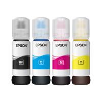 爱普生（EPSON） 004 原装墨水 65ml 黑色4500页 彩色7500页（单位：套）（适用机型：L1118/L1119/L3106/L3108/L3109/L3115/L3116/L3117/L3119/L3151/L3153/L3