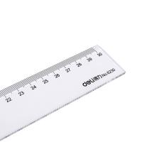 得力（deli） 6230 直尺 30cm（单位：只）透明色