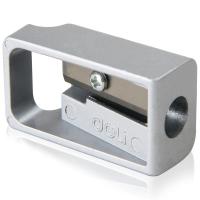 得力（deli） 596 卷笔刀 14*20*36mm（单位：只）银色