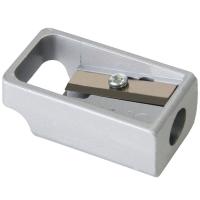 得力（deli） 596 卷笔刀 14*20*36mm（单位：只）银色