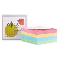 西玛（SIMAA） 8437 便利贴百事贴 76*76mm 400张/包  (单位：包 )绿、纷、蓝、黄