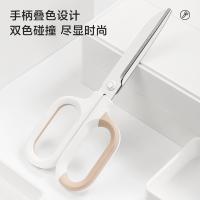 得力（deli） NS055白色 剪刀 180mm（单位：把）白色