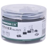 三木（SUNWOOD） 2023 3#长尾夹 32mm 24只/筒(单位：筒) 黑色