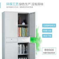 钱柜 文件柜铁皮柜 二斗双节 1800*850*390mm (单位:个) 白色