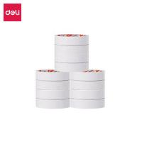 得力（deli） 30403 棉纸双面胶带 24mm*10y(9.1米) 12卷/袋 (单位:袋)
