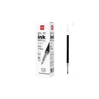 得力（deli） 6970 按动中性笔笔芯 0.5mm 20支/盒 (单位: 盒)黑色