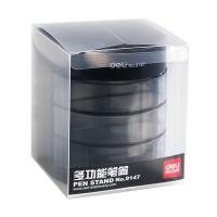 得力（deli） 9147 三层多功能笔筒 三层（单位：只）黑色