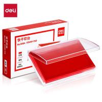 得力（deli）9864 快干印台 138*88mm (单位：只) 红色
