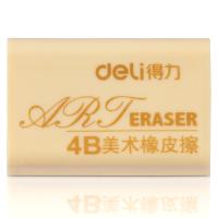得力（deli） 7535A 黄橡皮 105*86*35mm（单位：盒）黄色