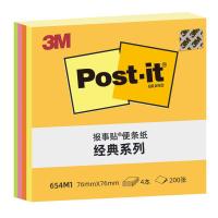 3M 654M1 便利贴 76*76mm（单位：包）黄色