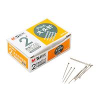 晨光（M&G） ABS92602 大头针 2#小号 50g/盒 （单位：盒） 银色