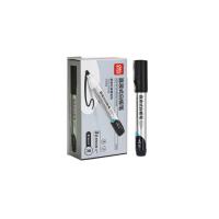 得力（deli） SK520 直液式白板笔 137mm 8支/盒 (单位: 盒)黑色